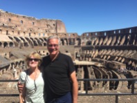 J & L in the Colosseum